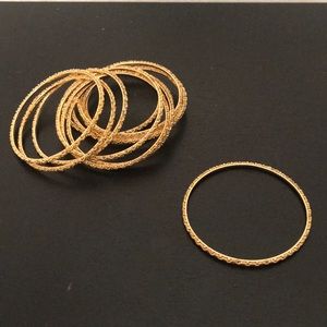 SOLD Gold bracelets/bangles - NWOT